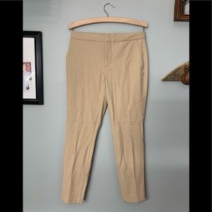 Zara Textured Camel Cigarette Pants!